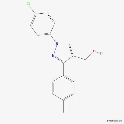 Molecular Structure of 618441-59-1 ((1-(4-Chlorophenyl)-3-P-tolyl-1H-pyrazol-4-YL)methanol)