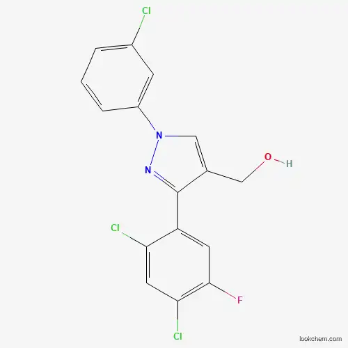(3-(2,4-DICHLORO-5-FLUOROPHENYL)-1-(3-CHLOROPHENYL)-1H-PYRAZOL-4-YL)METHANOL