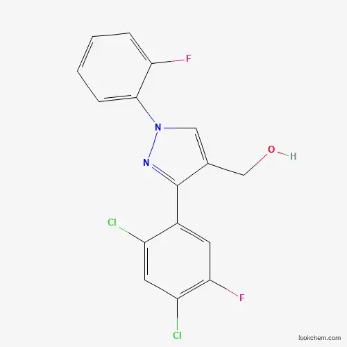 (3-(2,4-DICHLORO-5-FLUOROPHENYL)-1-(2-FLUOROPHENYL)-1H-PYRAZOL-4-YL)METHANOL