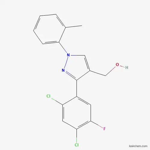 (3-(2,4-DICHLORO-5-FLUOROPHENYL)-1-O-TOLYL-1H-PYRAZOL-4-YL)METHANOL