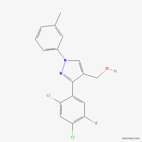 (3-(2,4-DICHLORO-5-FLUOROPHENYL)-1-M-TOLYL-1H-PYRAZOL-4-YL)METHANOL