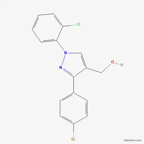 (3-(4-BROMOPHENYL)-1-(2-CHLOROPHENYL)-1H-PYRAZOL-4-YL)METHANOL