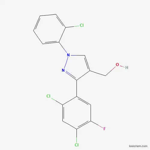 (3-(2,4-DICHLORO-5-FLUOROPHENYL)-1-(2-CHLOROPHENYL)-1H-PYRAZOL-4-YL)METHANOL