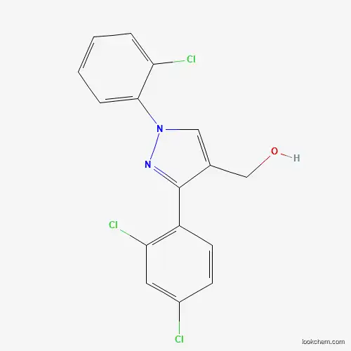 (3-(2,4-DICHLOROPHENYL)-1-(2-CHLOROPHENYL)-1H-PYRAZOL-4-YL)METHANOL