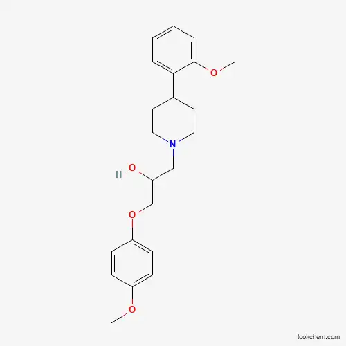 Molecular Structure of 646455-96-1 (1-(4-Methoxyphenoxy)-3-[4-(2-Methoxyphenyl)Piperidino]Propan-2-Ol)