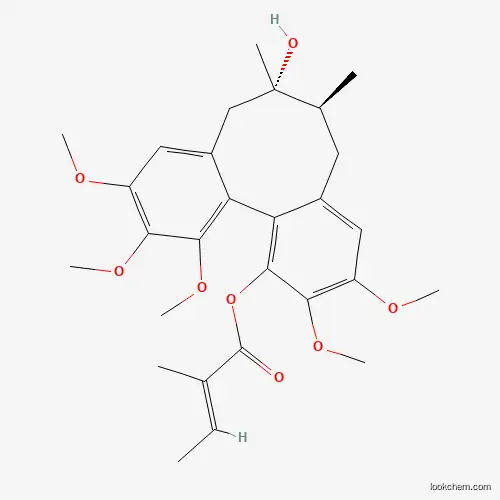 Molecular Structure of 66069-55-4 (Tigloylgomisin H)