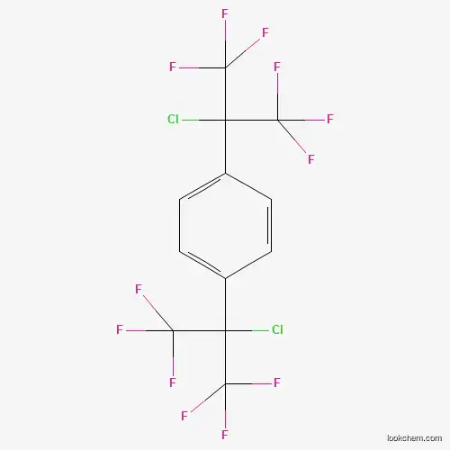 Molecular Structure of 667938-77-4 (1,4-Bis(2-chloro-1,1,1,3,3,3-hexafluoropropan-2-yl)benzene)