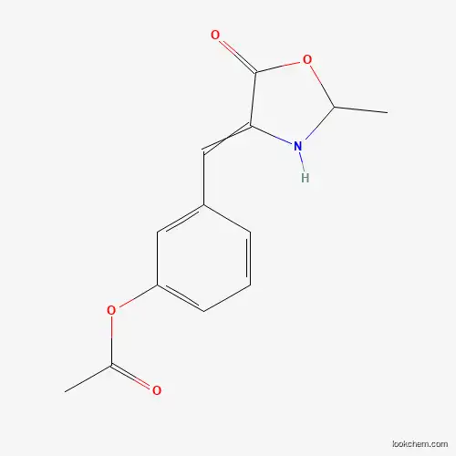 Molecular Structure of 66866-71-5 ([3-[(2-methyl-5-oxo-1,3-oxazolidin-4-ylidene)methyl]phenyl] Acetate)