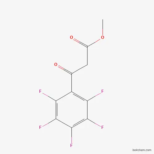 Molecular Structure of 677326-69-1 (3-Oxo-3-pentafluorophenylpropionic acid methyl ester)