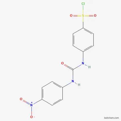 Molecular Structure of 677326-85-1 (4-[(4-nitrophenyl)carbamoylamino]benzenesulfonyl Chloride)