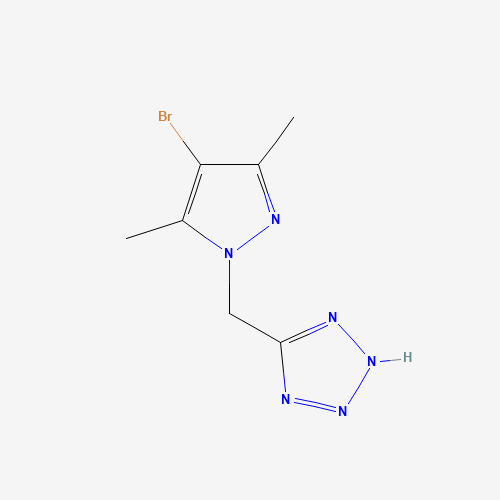 4-BROMO-3,5-DIMETHYL-1-(5-TETRAZOLYLMETHYL)-1H-PYRAZOLE