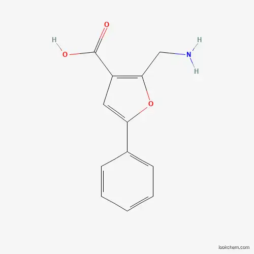 Molecular Structure of 695191-66-3 (2-(Aminomethyl)-5-phenylfuran-3-carboxylic acid)