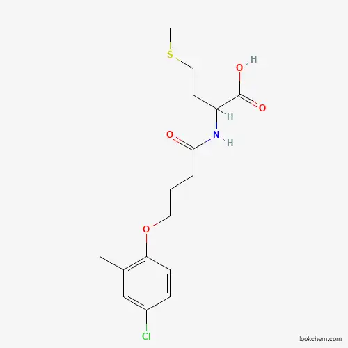 Molecular Structure of 7143-99-9 (2-[4-(4-Chloro-2-methylphenoxy)butanoylamino]-4-methylsulfanylbutanoic acid)