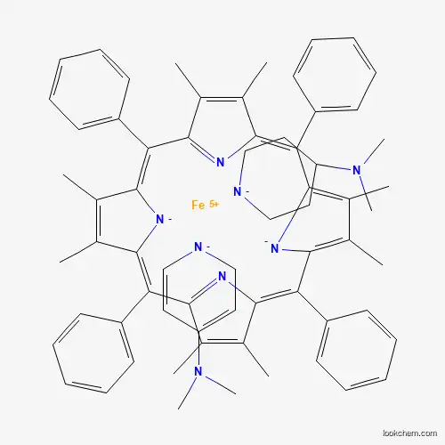 N,n-dimethylpiperidin-1-id-4-amine;n,n-dimethyl-2h-pyridin-1-id-4-amine;iron(5+);2,3,7,8,12,13,17,18-octamethyl-5,10,15,20-tetraphenylporphyrin-22,24-diide