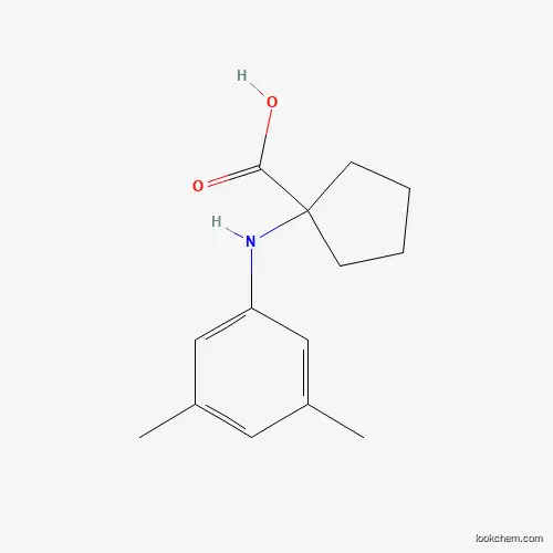 Molecular Structure of 725234-55-9 (1-(3,5-Dimethylanilino)cyclopentane-1-carboxylic acid)