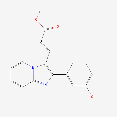 3-[2-(3-METHOXY-PHENYL)-IMIDAZO[1,2-A]-PYRIDIN-3-YL]-ACRYLIC ACID