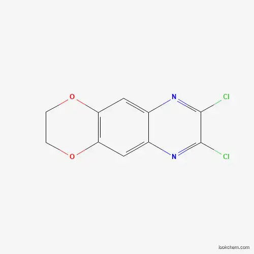 Molecular Structure of 727704-79-2 (7,8-Dichloro-2,3-dihydro[1,4]dioxino[2,3-g]quinoxaline)