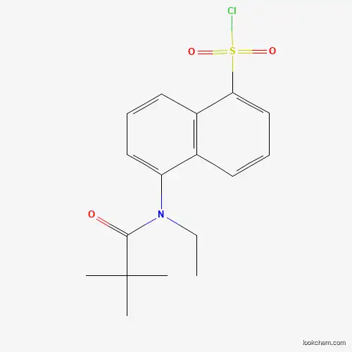 Molecular Structure of 728864-79-7 (5-[(2,2-Dimethylpropionyl)ethylamino]naphthalene-1-sulfonyl chloride)