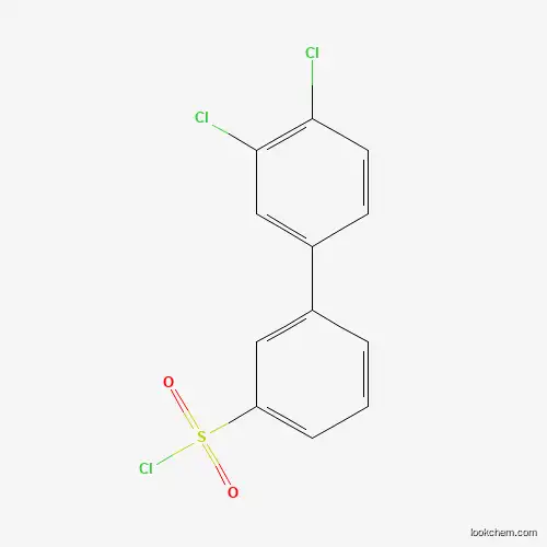 Molecular Structure of 731779-90-1 (3-(3,4-dichlorophenyl)benzenesulfonyl Chloride)