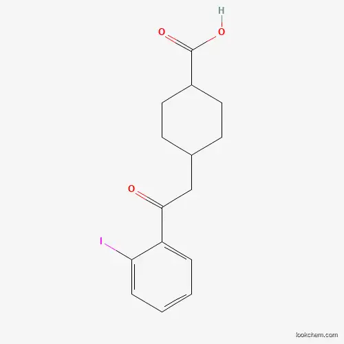 CIS-4-[2-(2-IODOPHENYL)-2-OXOETHYL]CYCLOHEXANE-1-CARBOXYLIC ACID