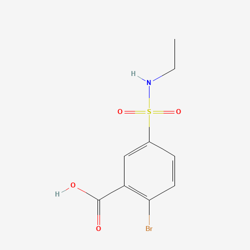 2-bromo-5-[(ethylamino)sulfonyl]benzoic acid
