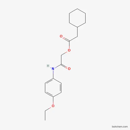 Molecular Structure of 794541-72-3 ([2-(4-Ethoxyanilino)-2-oxoethyl] 2-cyclohexylacetate)