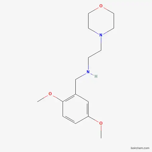 Molecular Structure of 797027-75-9 ((2,5-Dimethoxy-benzyl)-(2-morpholin-4-yl-ethyl)-amine)