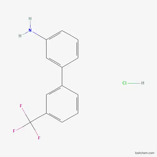 Molecular Structure of 811842-42-9 (3'-(Trifluoromethyl)-[1,1'-biphenyl]-3-amine hydrochloride)