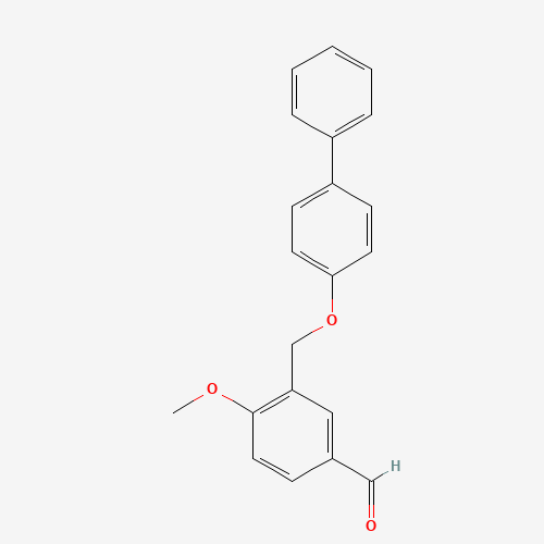 3-(BIPHENYL-4-YLOXYMETHYL)-4-METHOXY-BENZALDEHYDE