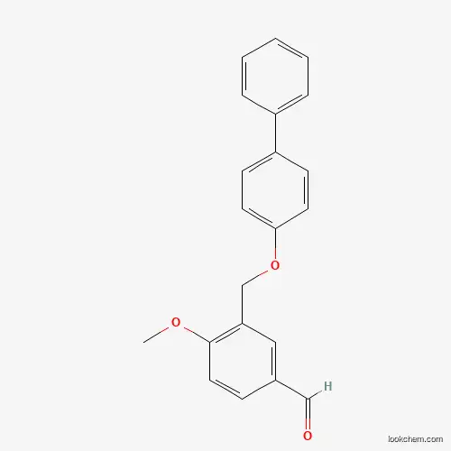 Molecular Structure of 832740-79-1 (4-Methoxy-3-[(4-phenylphenoxy)methyl]benzaldehyde)