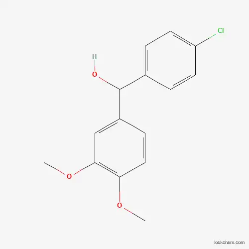 Molecular Structure of 844683-39-2 (4-Chloro-3',4'-dimethoxybenzhydrol)