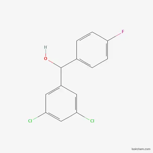 Molecular Structure of 844683-76-7 (3,5-Dichloro-4'-fluorobenzhydrol)