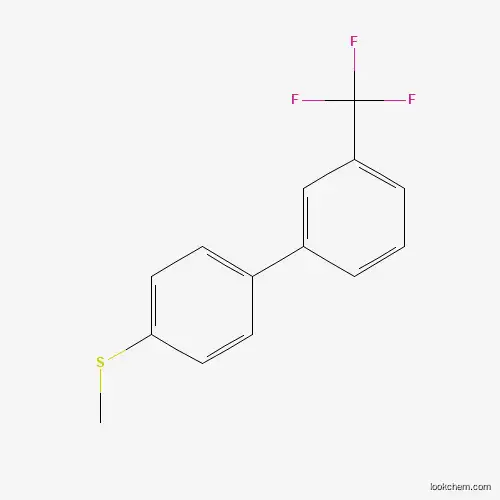 Molecular Structure of 844856-50-4 (4-Methylthio-3'-trifluoromethylbiphenyl)
