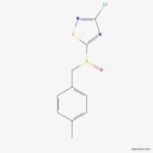 Molecular Structure of 845879-27-8 (3-Chloro-5-(4-methylbenzylsulfinyl)-1,2,4-thiadiazole)