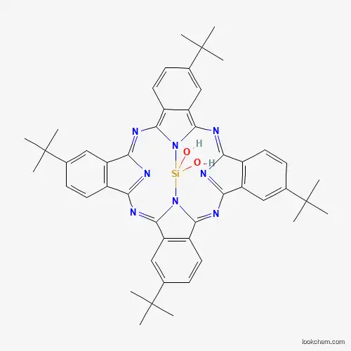 Molecular Structure of 85214-70-6 (Silicon 2,9,16,23-tetra-tert-butyl-29H,31H-phthalocyanine dihydroxide)