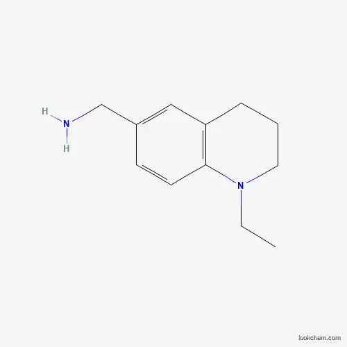 Molecular Structure of 856437-11-1 ((1-Ethyl-1,2,3,4-tetrahydroquinolin-6-yl)methanamine)