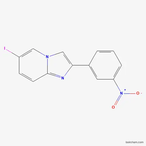 Molecular Structure of 865657-80-3 (6-Iodo-2-(3-nitrophenyl)imidazo[1,2-a]pyridine)