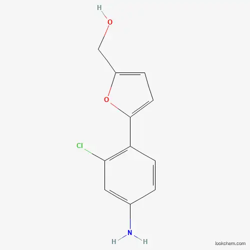 Molecular Structure of 874468-54-9 ([5-(4-Amino-2-chlorophenyl)furan-2-yl]methanol)