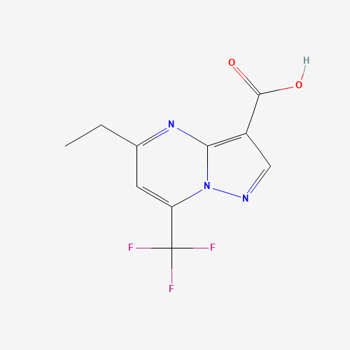 5-ETHYL-7-TRIFLUOROMETHYL-PYRAZOLO[1,5-A]-PYRIMIDINE-3-CARBOXYLIC ACID