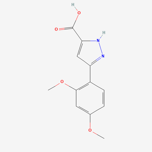 3-(2,4-dimethoxyphenyl)-1H-pyrazole-5-carboxylic acid