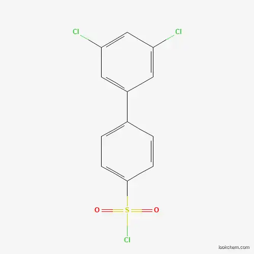 Molecular Structure of 885267-95-8 (4-(3,5-dichlorophenyl)benzenesulfonyl Chloride)