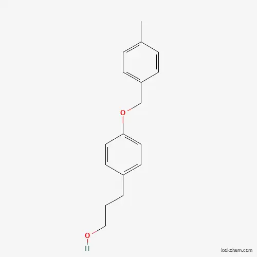 Molecular Structure of 885949-51-9 (3-{4-[(4-Methylbenzyl)oxy]phenyl}-1-propanol)