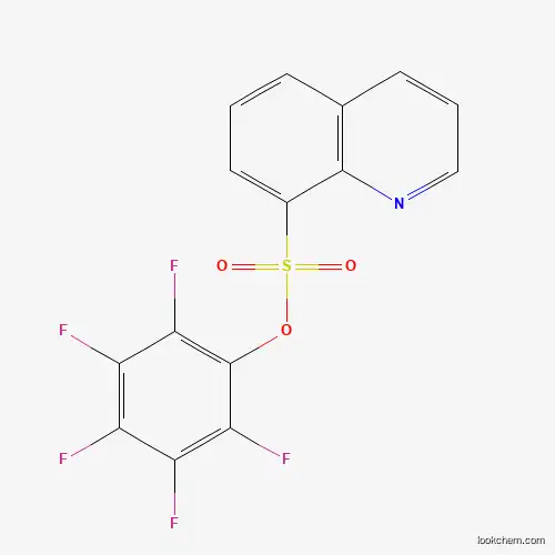 Molecular Structure of 885950-64-1 (2,3,4,5,6-Pentafluorophenyl 8-quinolinesulfonate)