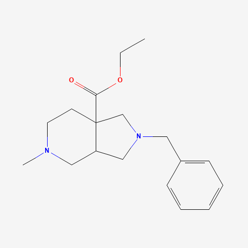 ethyl 2-benzyl-5-methyloctahydro-1H-pyrrolo[3,4-c]pyridine-7a-carboxylate