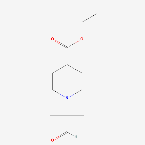 Ethyl 1-(2-methyl-1-oxopropan-2-yl)piperidine-4-carboxylate