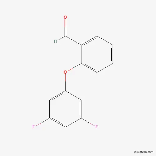 Molecular Structure of 886361-01-9 (2-(3,5-Difluorophenoxy)benzenecarbaldehyde)