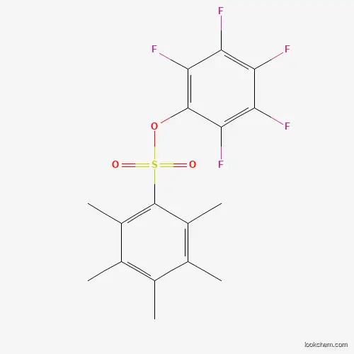 Molecular Structure of 886361-16-6 (2,3,4,5,6-Pentafluorophenyl 2,3,4,5,6-pentamethylbenzenesulfonate)