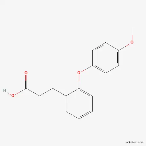 3-[2-(4-methoxyphenoxy)phenyl]propanoic Acid