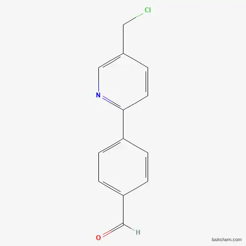 Molecular Structure of 886361-70-2 (4-[5-(Chloromethyl)-2-pyridinyl]-benzenecarbaldehyde)