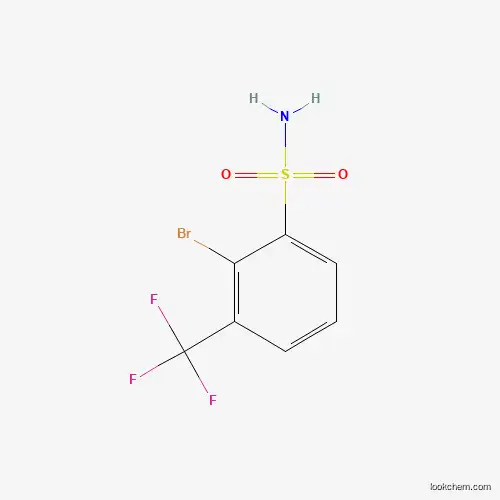Molecular Structure of 886762-56-7 (2-Bromo-3-(trifluoromethyl)benzenesulfonamide)